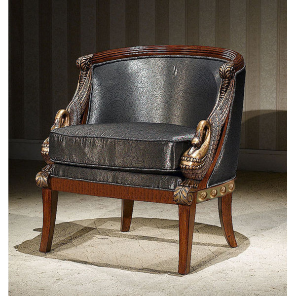 Montreal velvet store printed jacquard armchair